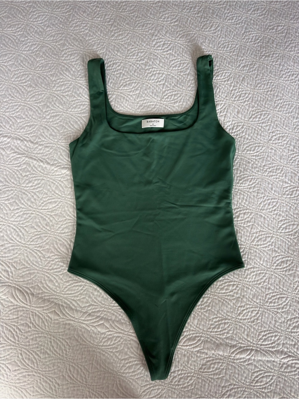 Aritzia Babaton Green Bodysuit